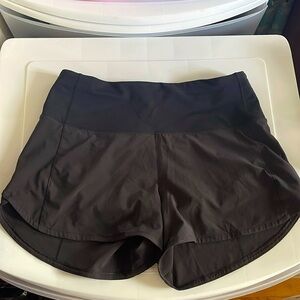 Lululemon Black Speed Up Shorts